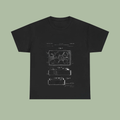 Record Player Blueprint T-shirt