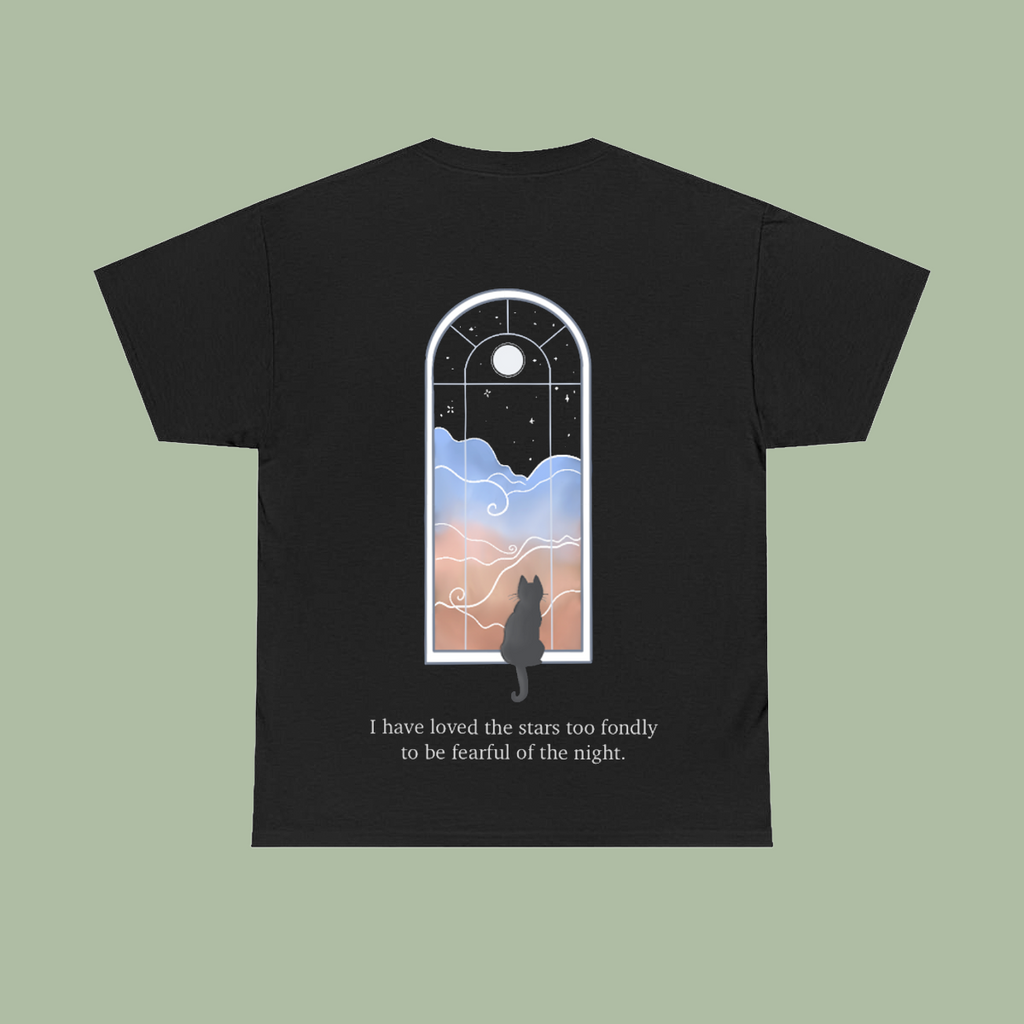 Cat and Stars T-shirt