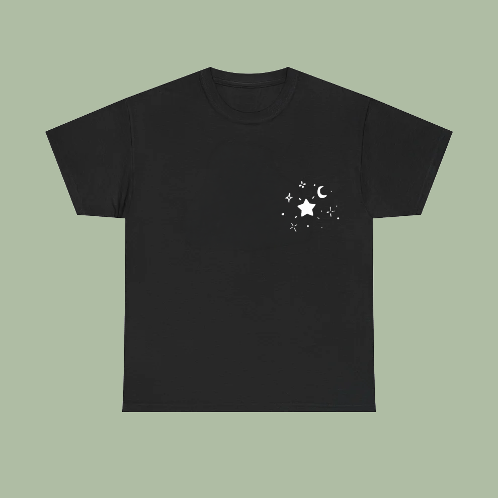 Cat and Stars T-shirt