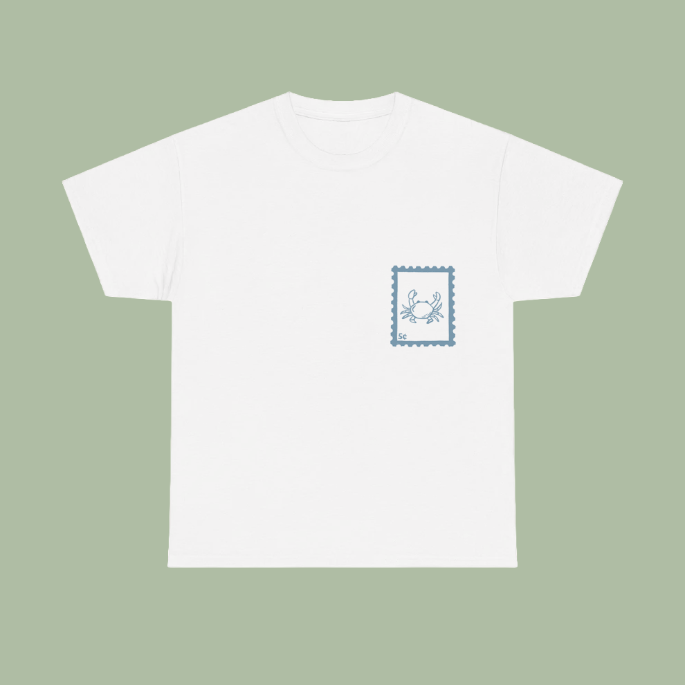 Crab Postage Stamp T-shirt
