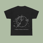 Origami Crane and Lantern T-shirt (print on back)