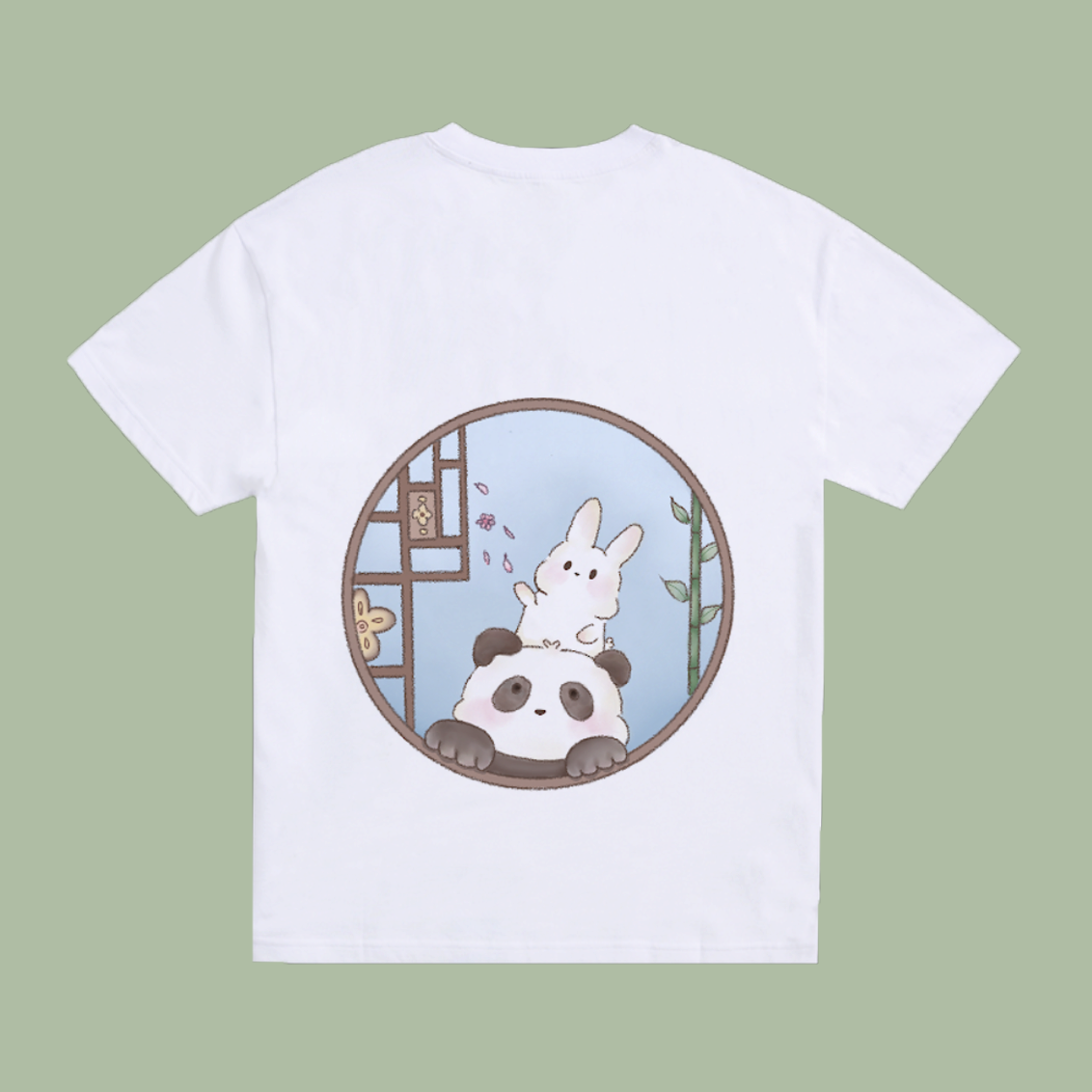 Panda and Bunny T-shirt